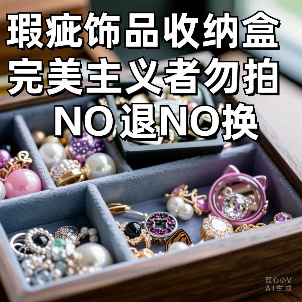 首饰盒/箱 瑕疵饰品收纳盒，完美主义者勿拍，No退No换
