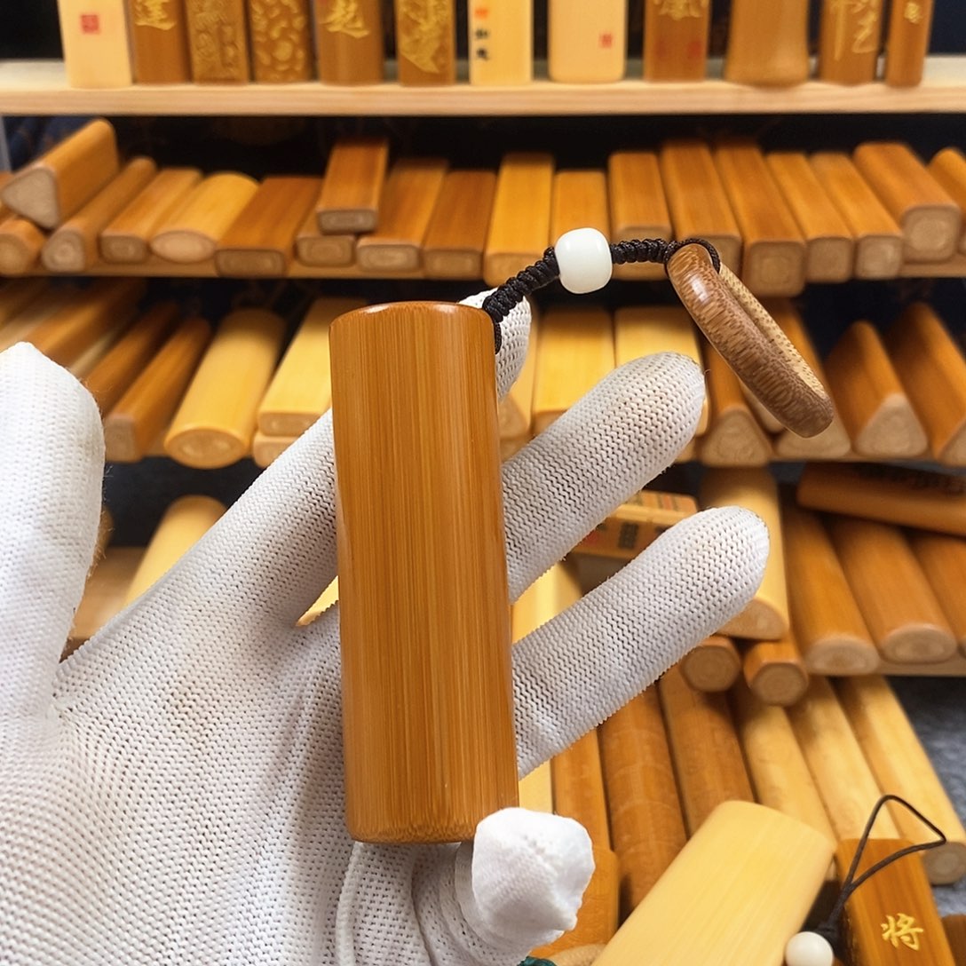 竹实心竹圆柱红皮