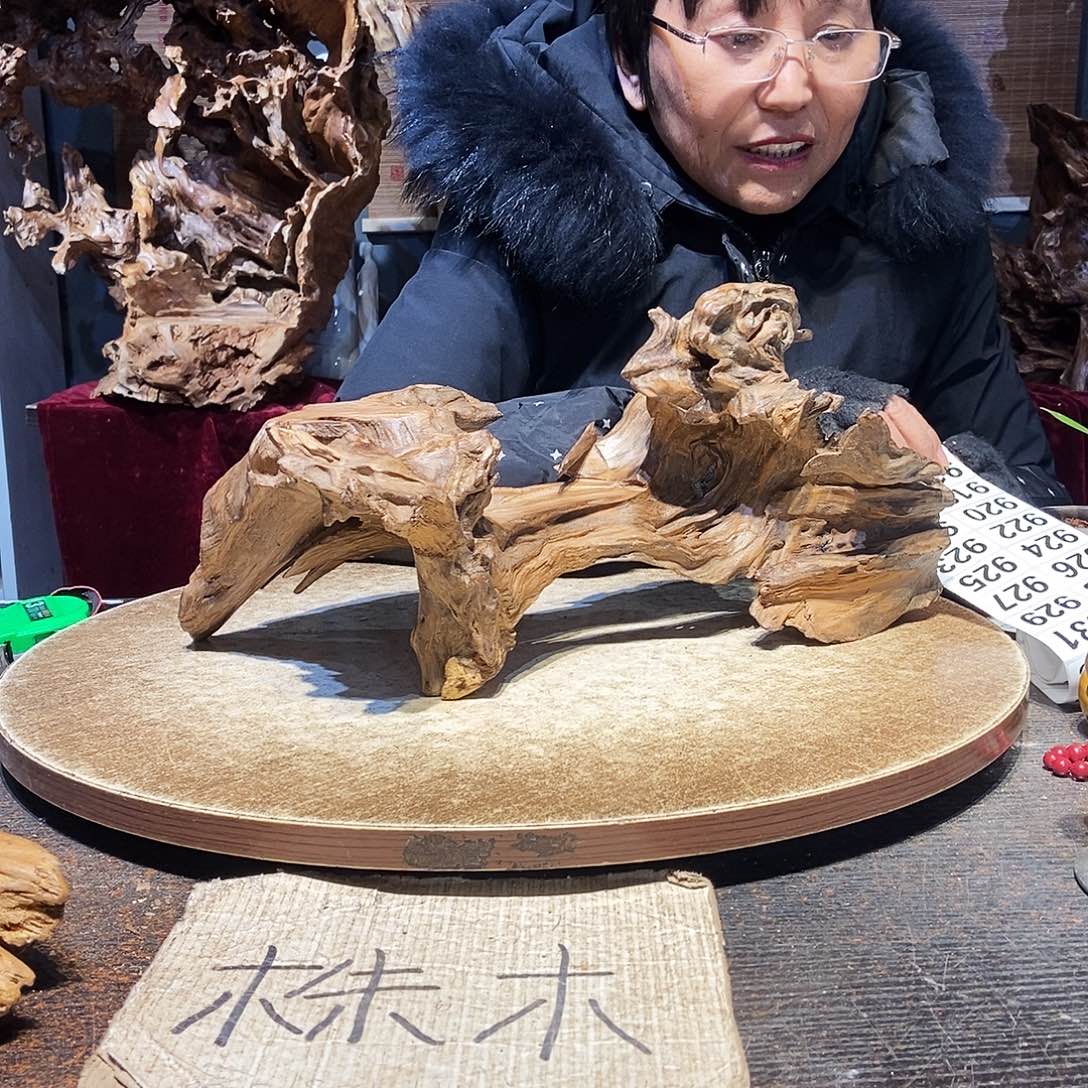 爬***1916。株木随行根艺