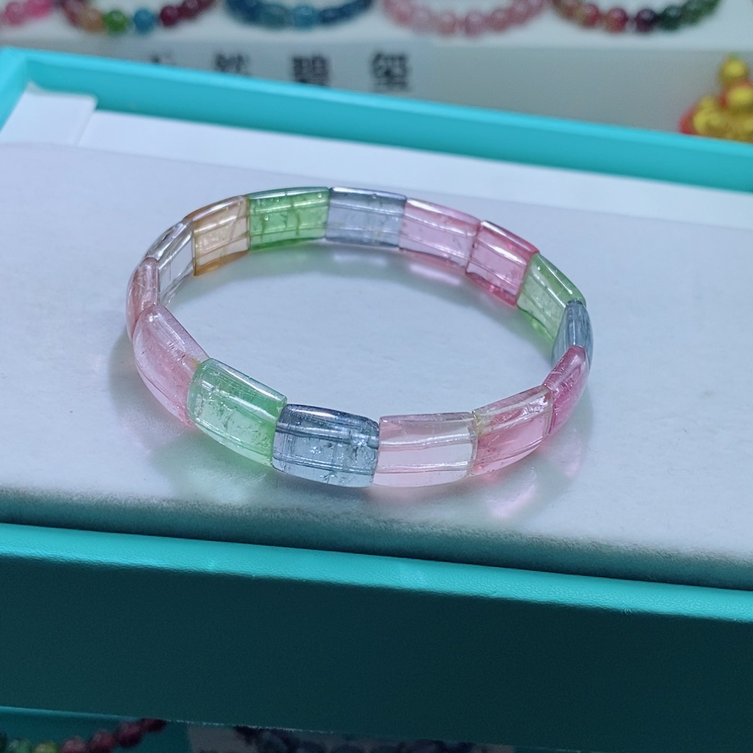 碧玺手链未镶嵌碧玺手链