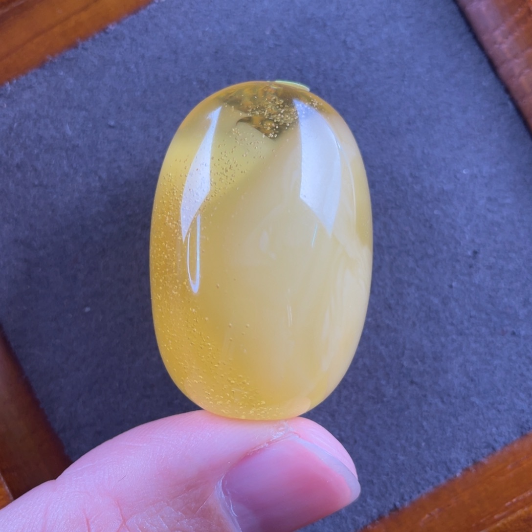 琥珀颈饰未镶嵌蜜蜡吊坠