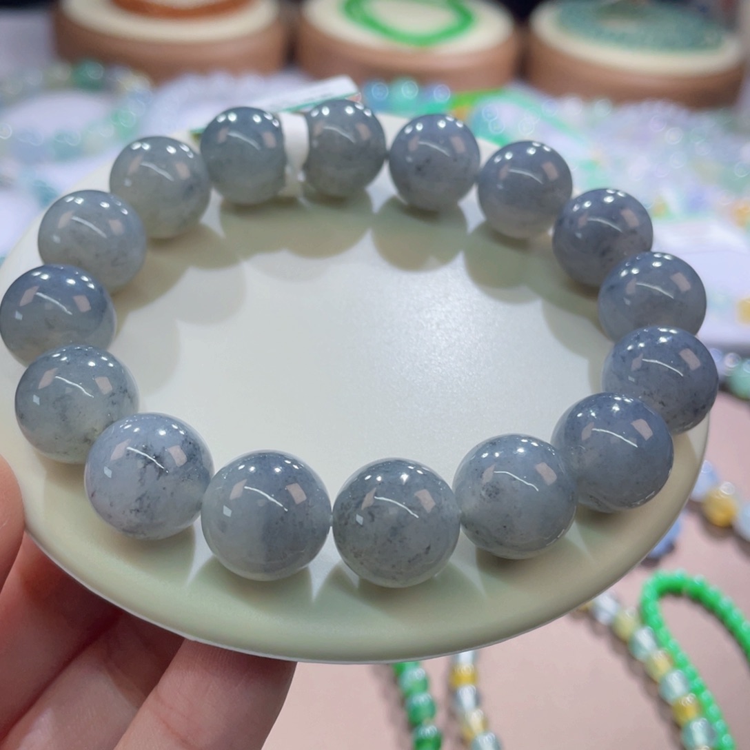 未镶嵌手链翡翠乌鸡卡13