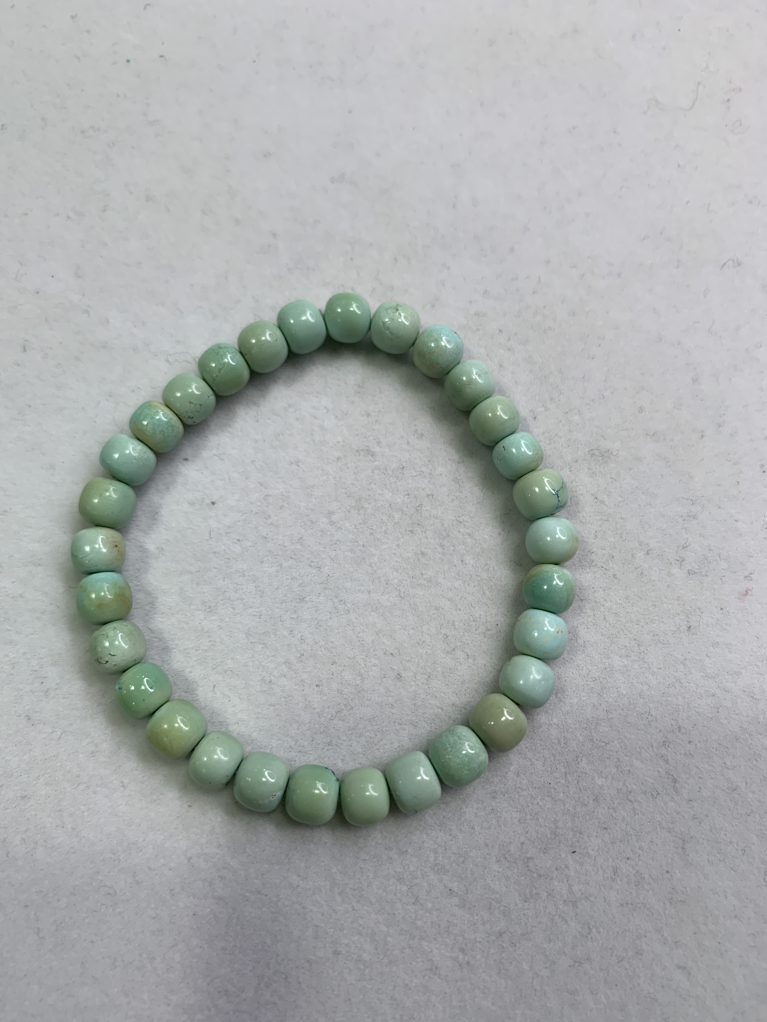 天然原矿绿松石单圈