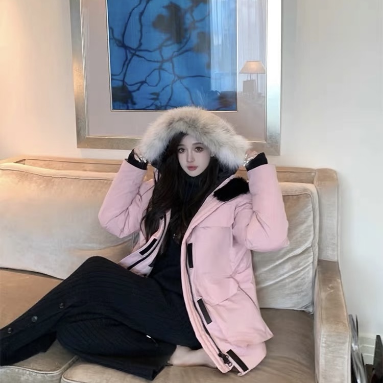 【欧美系大毛领90鹅绒服】Y男女同款高端定制时尚百搭海外版羽绒服