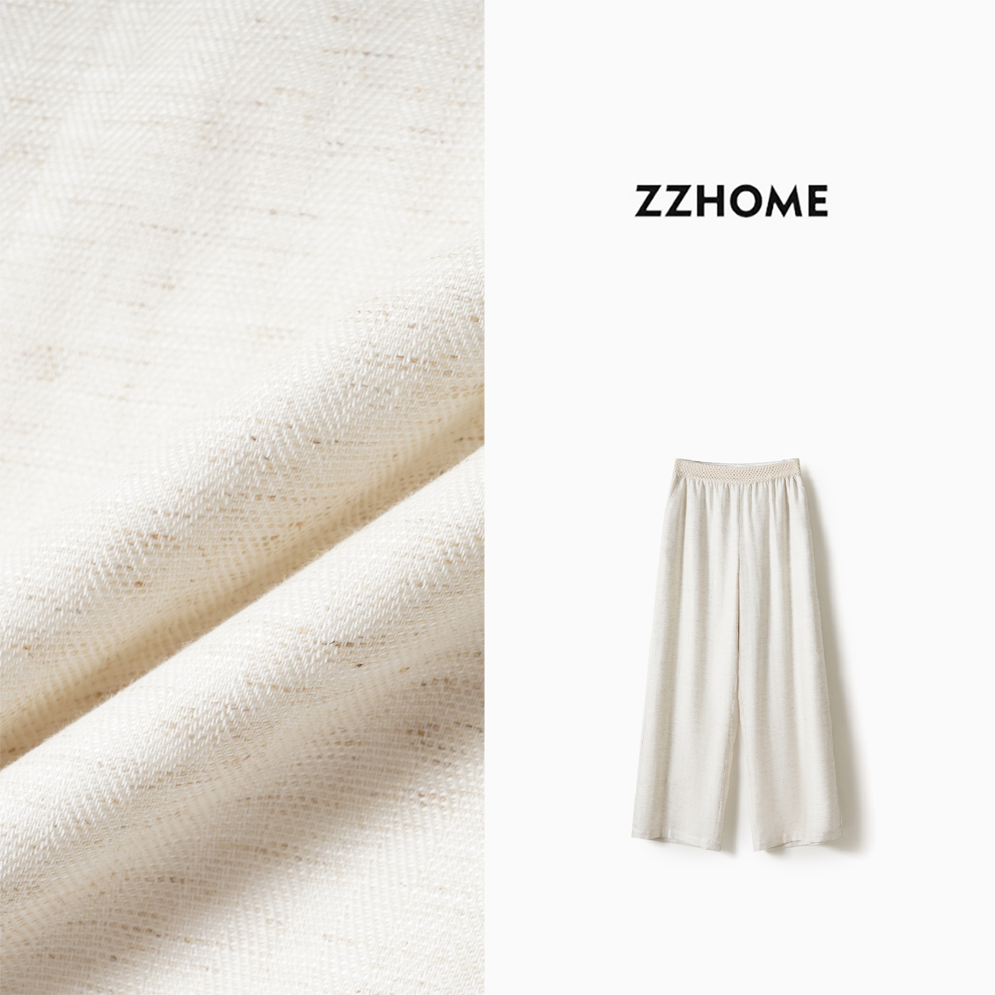 ZOZO HOME | 肌理之美色织拼接腰头裤子q174031p