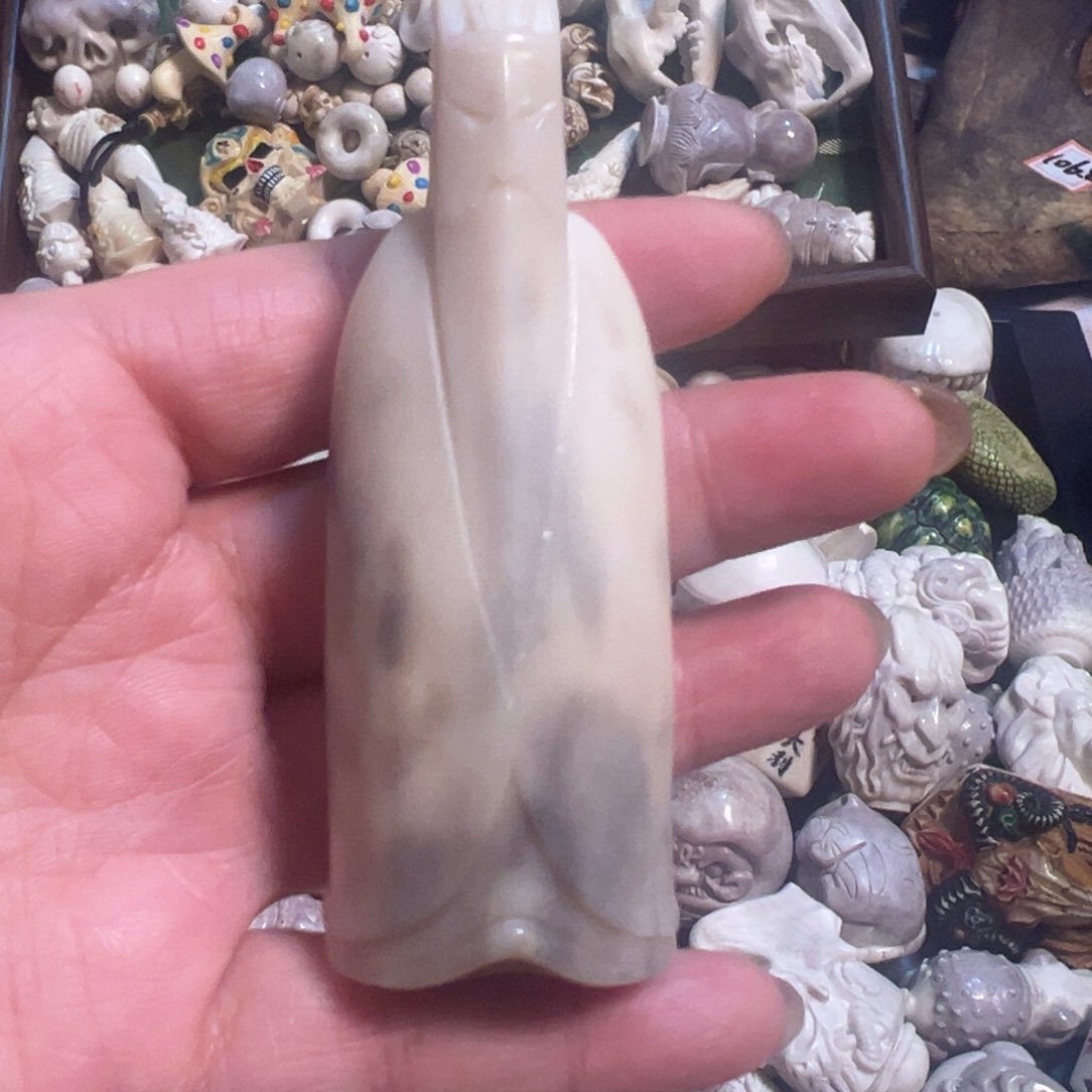 鹿骨把件宇手把件