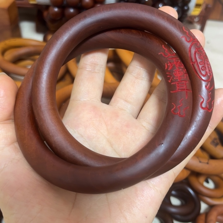 枣木五****黑内径75老料高品乾坤圈