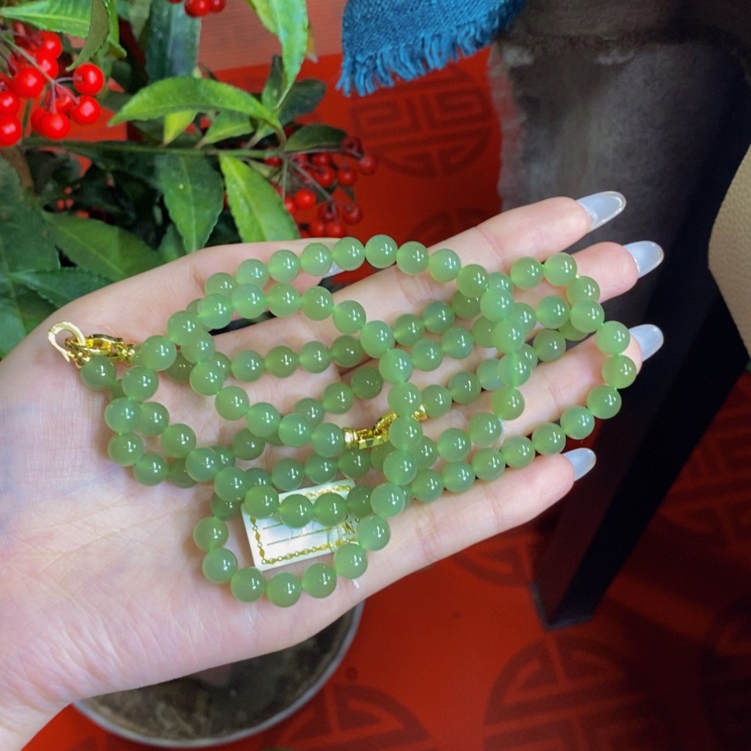 和田玉手镯未镶嵌高冰晴水手串➕项链猫眼