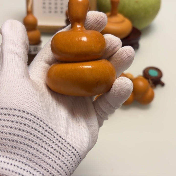 花****天然手捻老皮葫芦