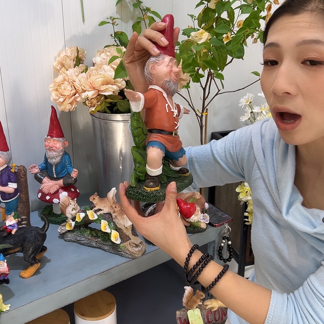 花园摆件红红火火