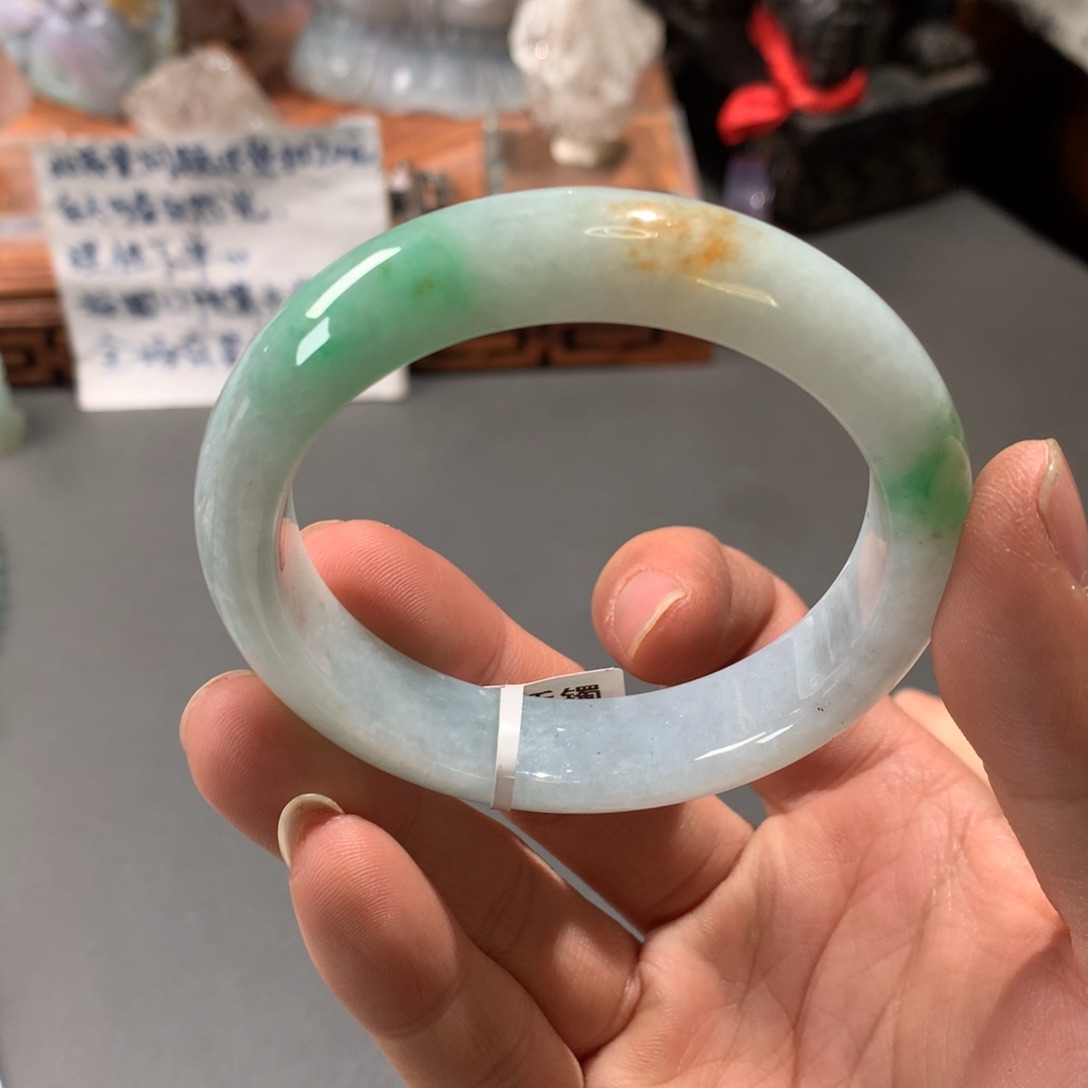 翡翠手镯未镶嵌54.7圈口