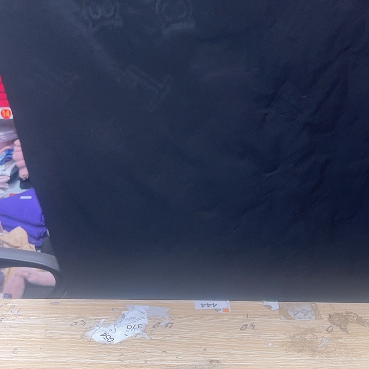 黑色B字夹棉1.5米布料