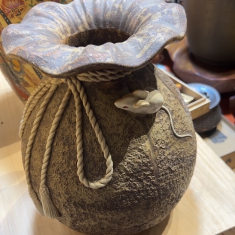 蜜安罐瓷香炉锡茶则