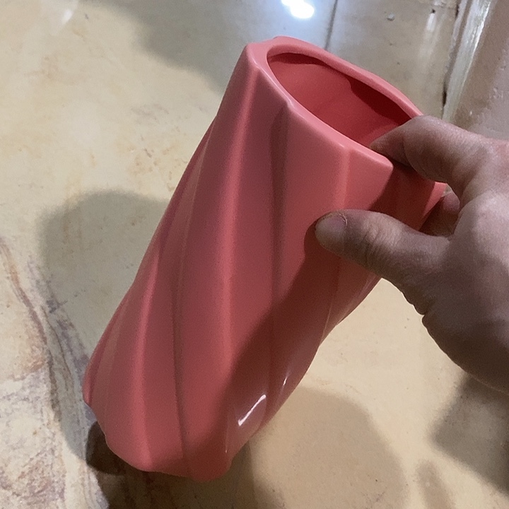 陶盆有孔 瑕疵针孔漏釉介意勿拍外口 9外高20