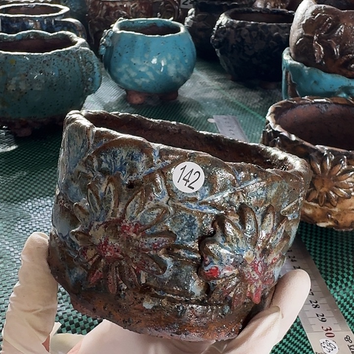 口8高7粗陶手工制作