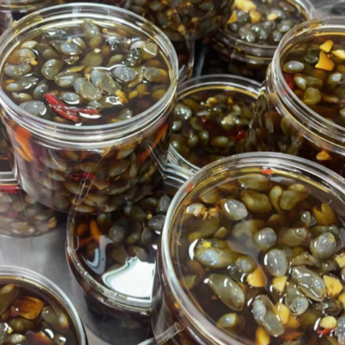 张磊泥螺家  500克一瓶手工制作泥螺（冷冻保存）