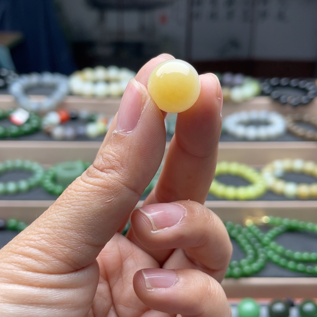 手链未镶嵌和田玉（糖玉）机*师
