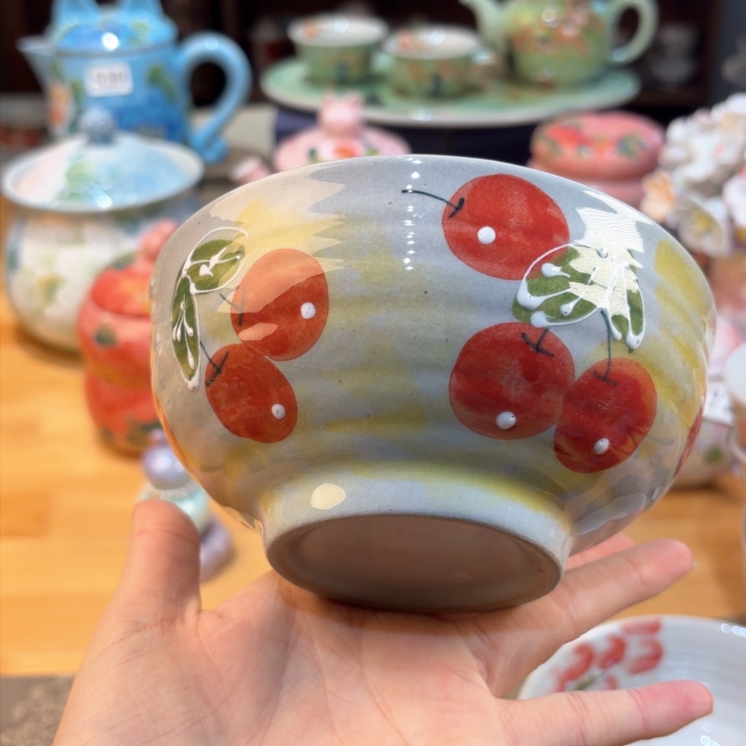 景德镇手绘高温釉下彩陶瓷茶具