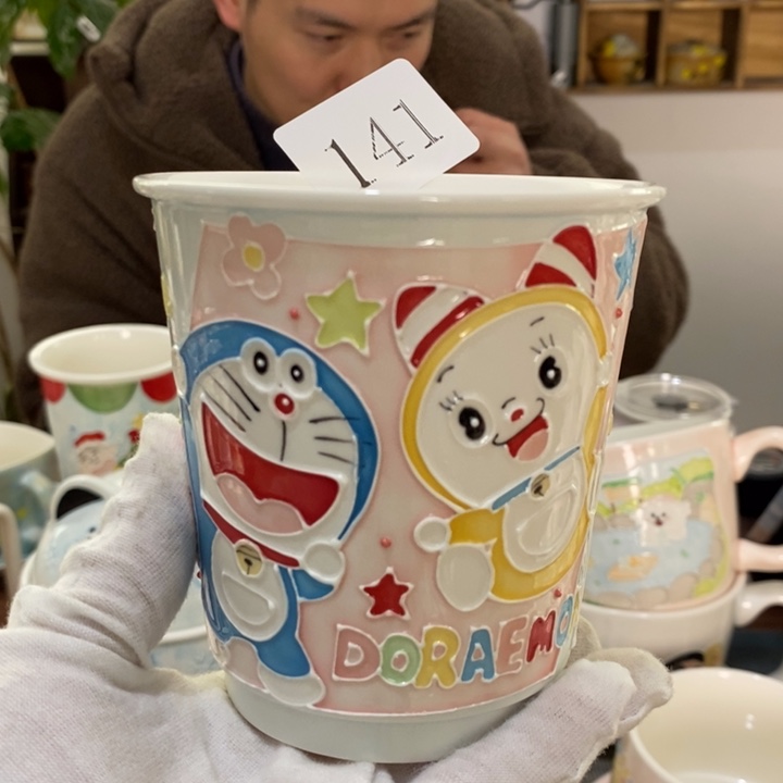 杯景德镇釉下彩手绘