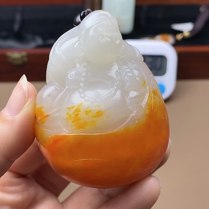 和田玉挂件未镶嵌8****3F