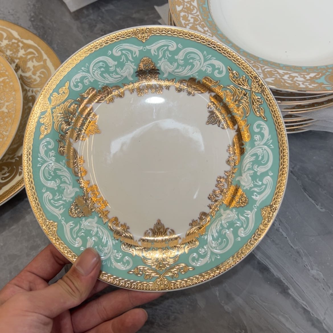 【闪购商品】瓷片7.5寸平盘两个一单福利价