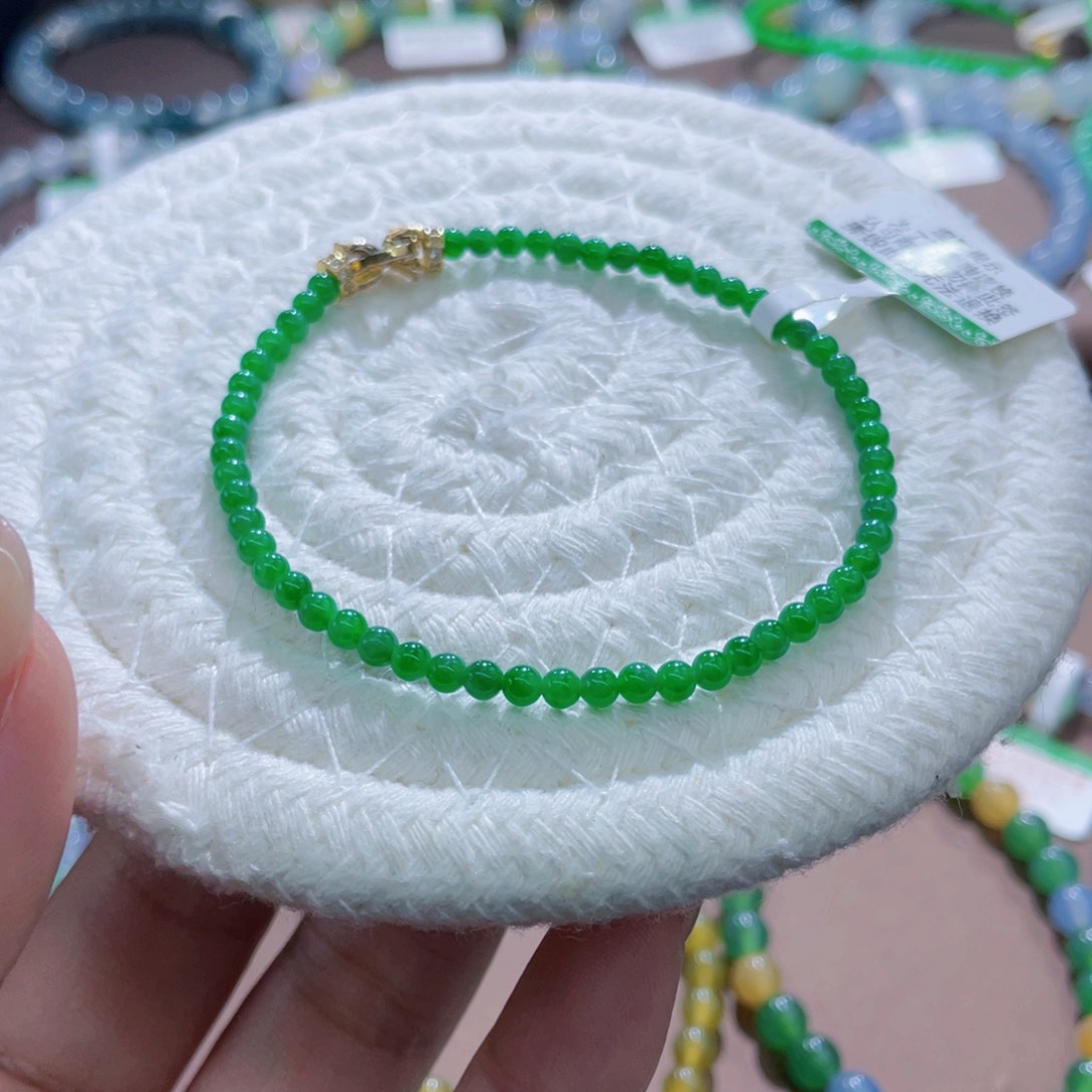 未镶嵌手链翡翠油润浓阳卡3.2