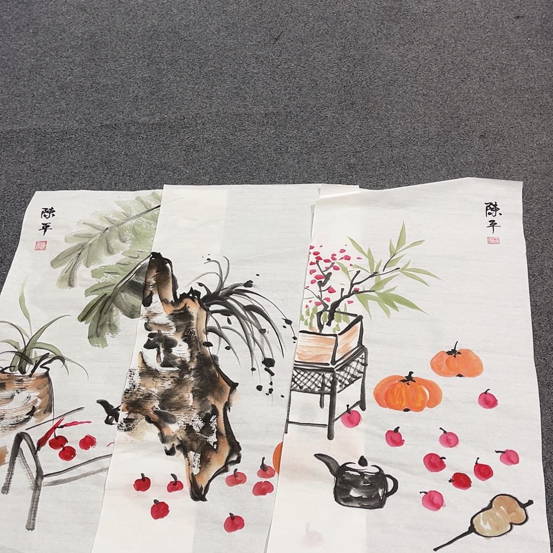 国画L精品国画作品单幅任发