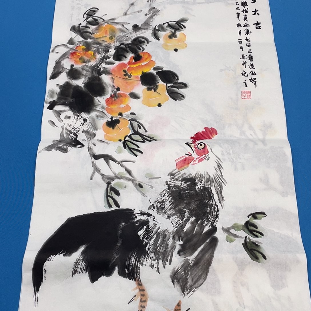 国画今天上午国画作品展示