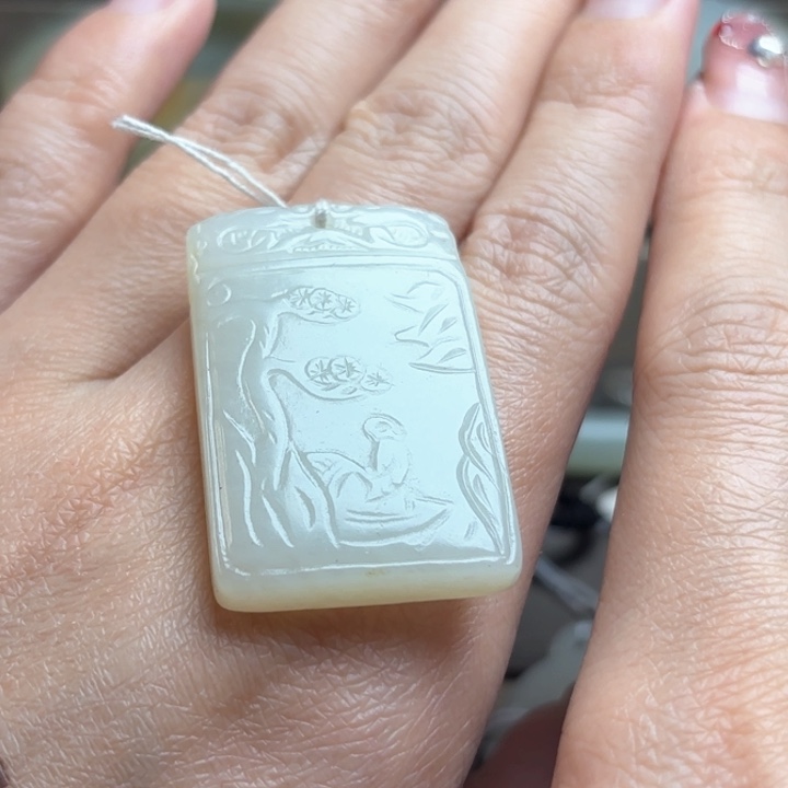 和田玉挂件未镶嵌物****8