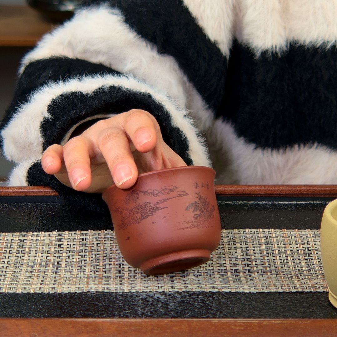 【闪购商品】紫砂茶杯高货放漏