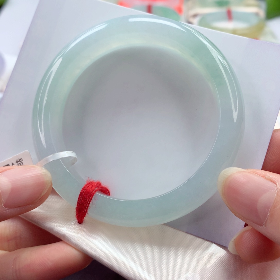 翡翠手镯未镶嵌 54.5 完整 小小