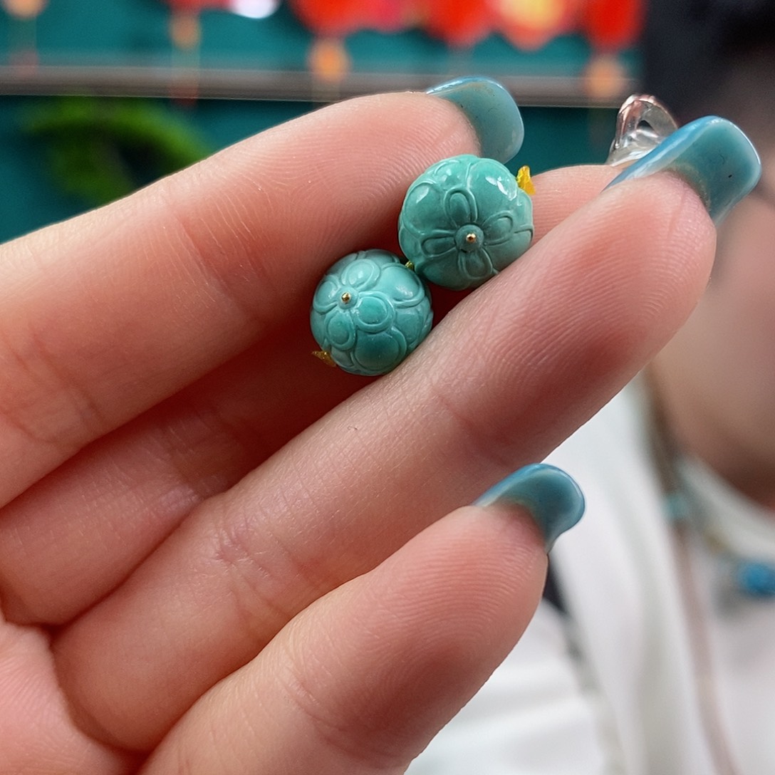 绿松石珠宝奇石未镶嵌