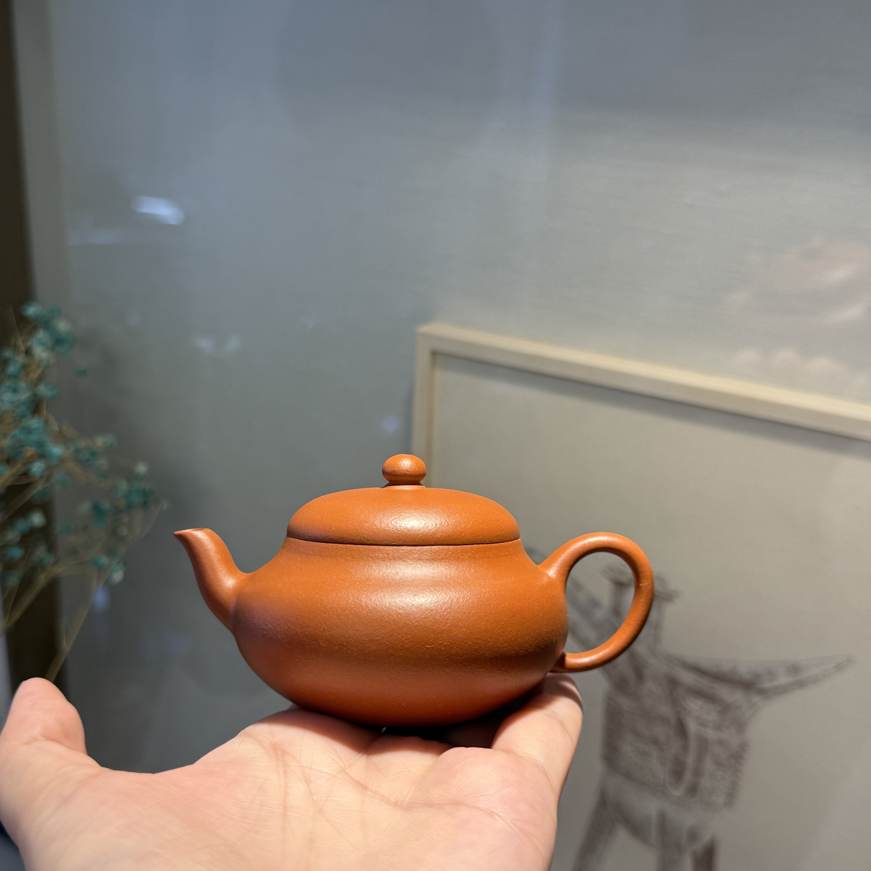 生砂黄龙山朱泥·缘聚壶·100cc全手工
