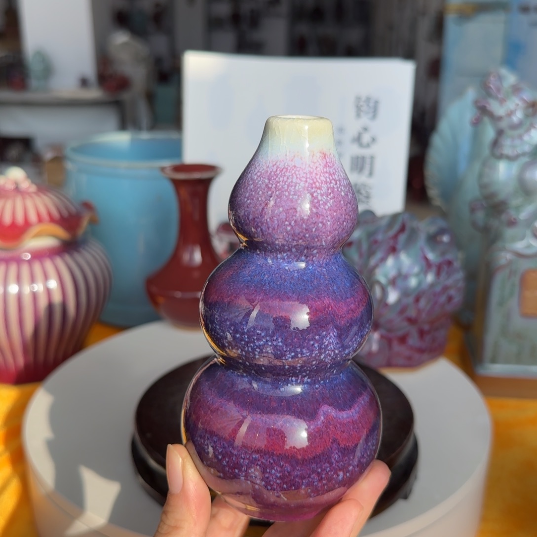 陶摆件郑家钧窑摆件