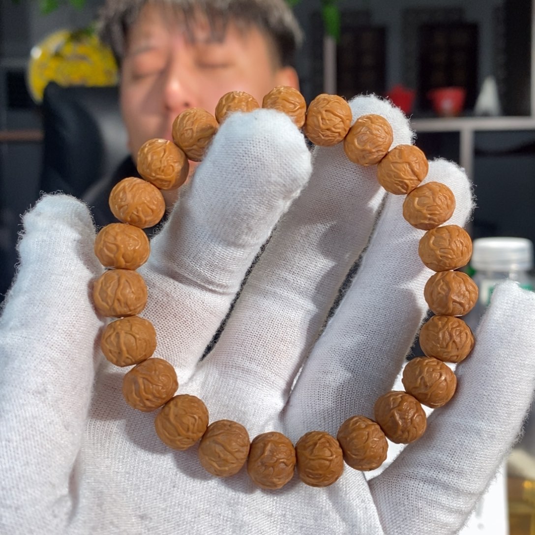 蜗***步猴头核桃手串9小老型送最小毒液