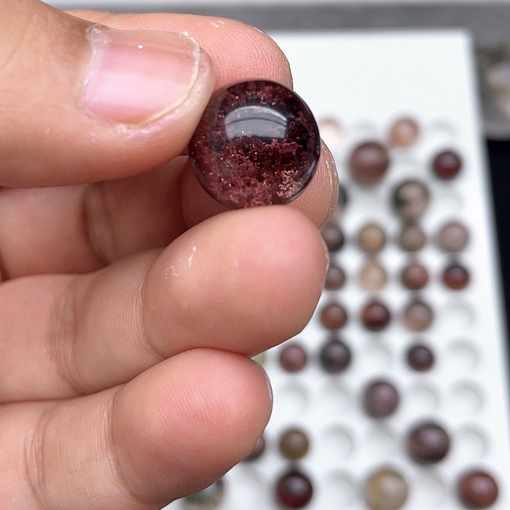 水晶单珠未镶嵌-*李单珠