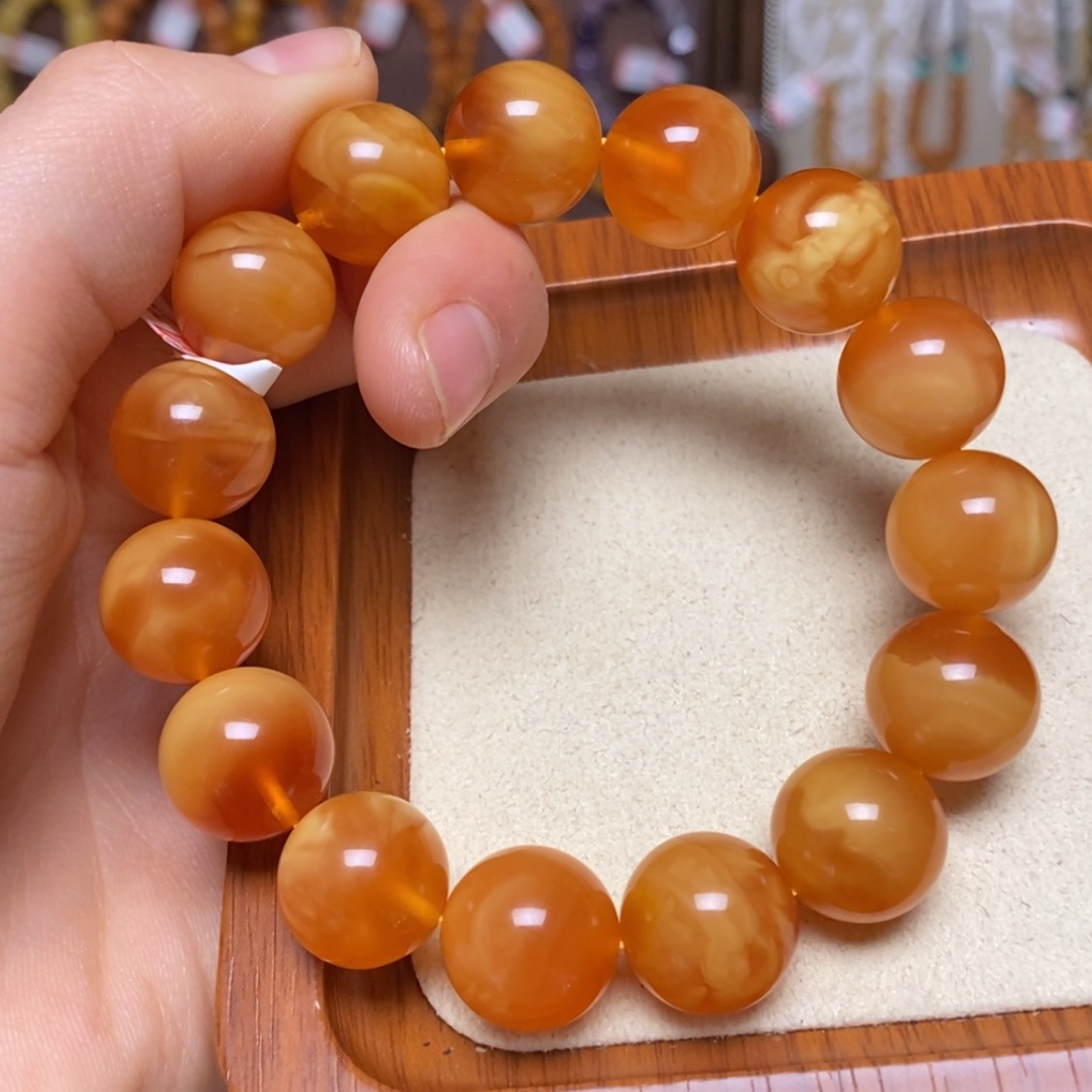 【闪购商品】手链蜜蜡未镶嵌手串