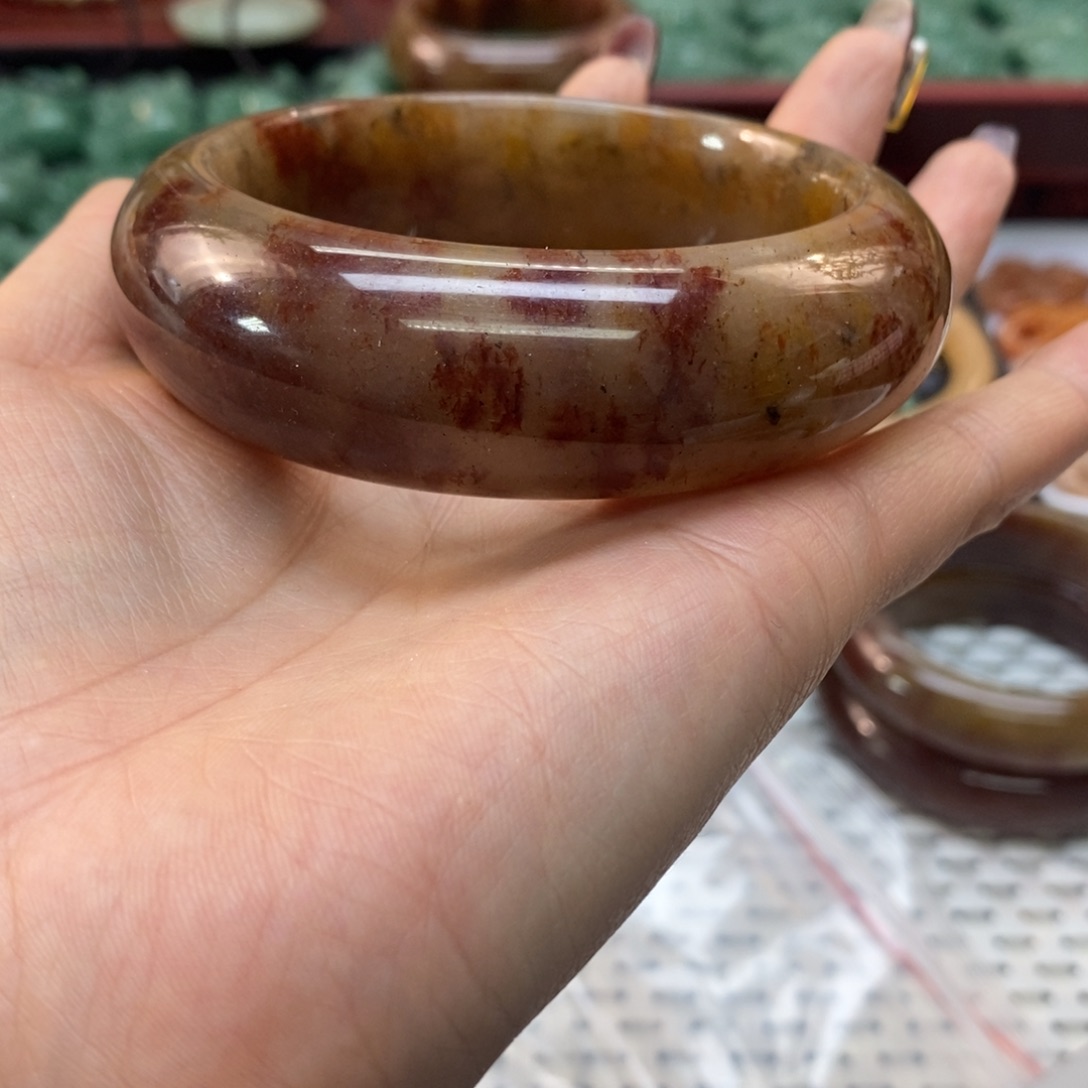 石英质玉手镯未镶嵌瑞*