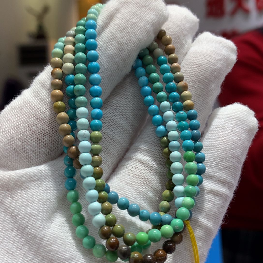 绿松石长链未镶嵌