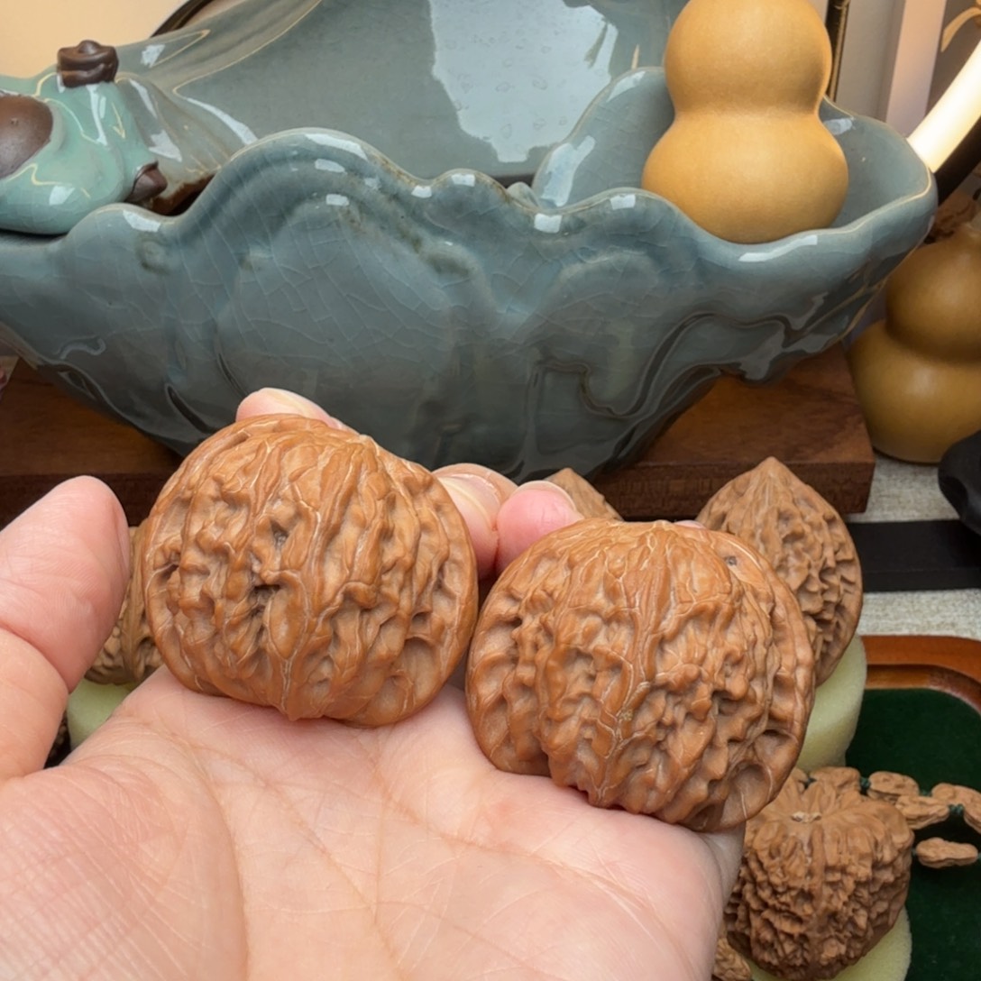 核桃文玩核桃吊坠磨盘42