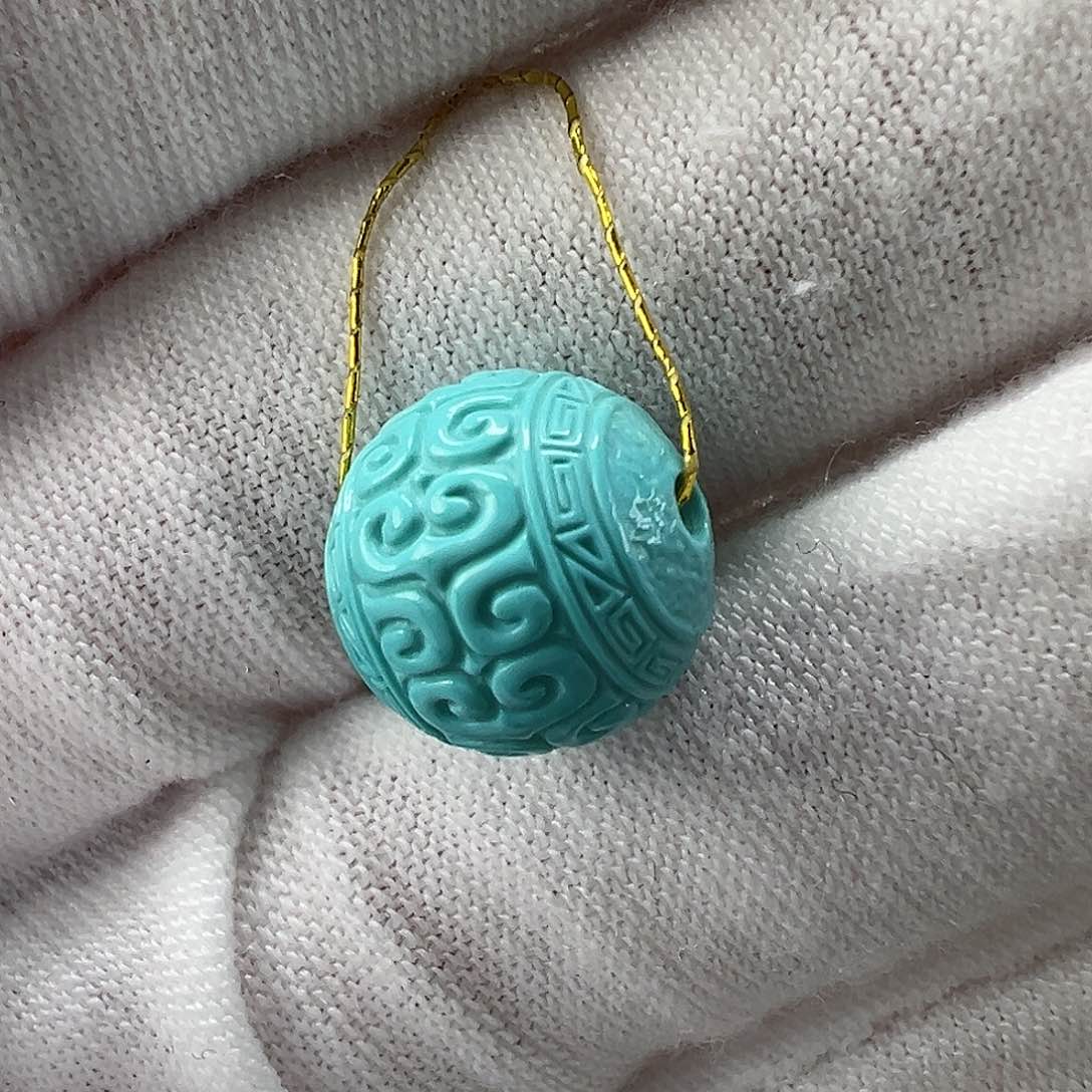 绿松石回纹未镶嵌