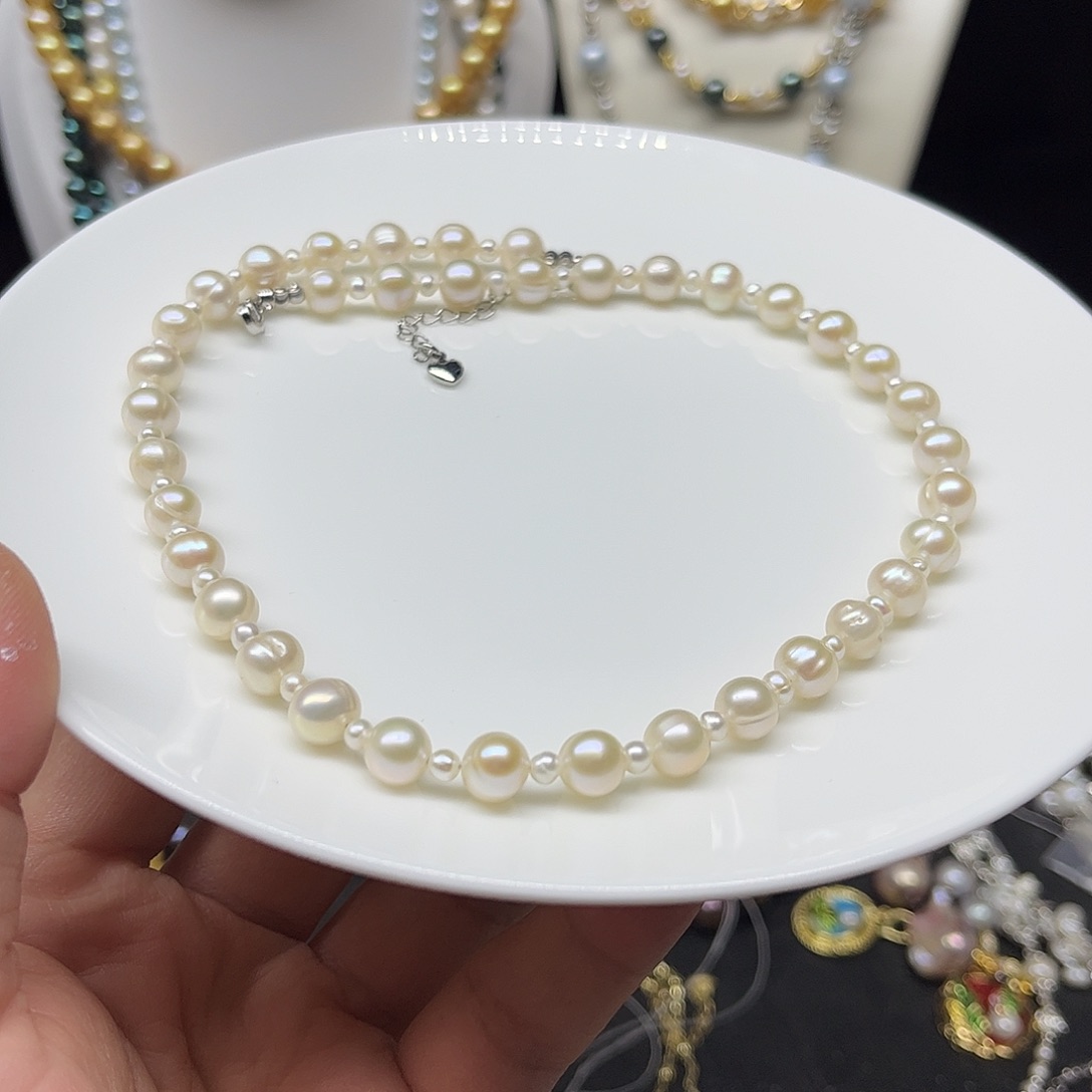 淡水珍珠颈饰未镶嵌