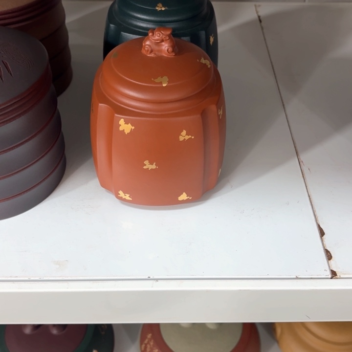 紫砂茶叶罐凝****）紫砂茶叶罐