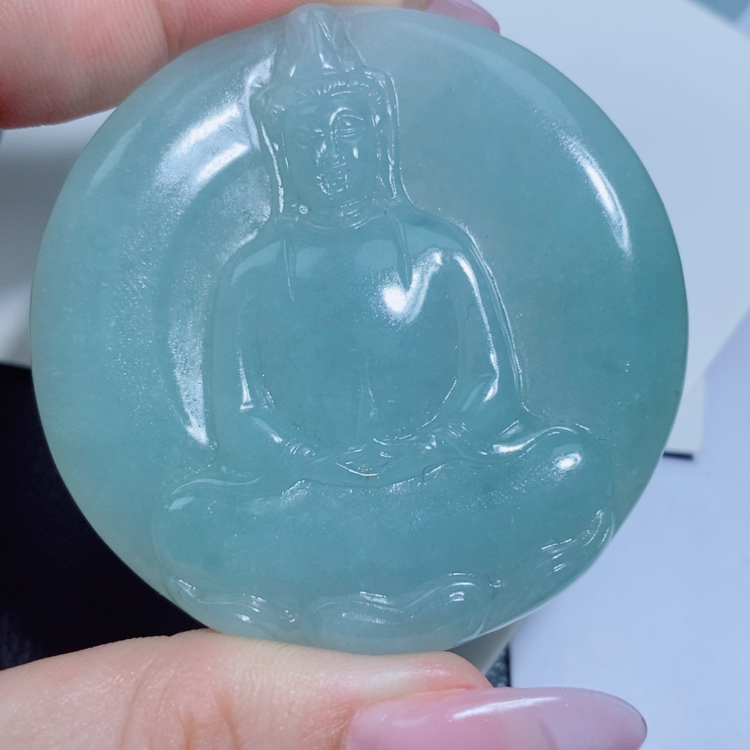 定制翡翠未镶嵌吊坠