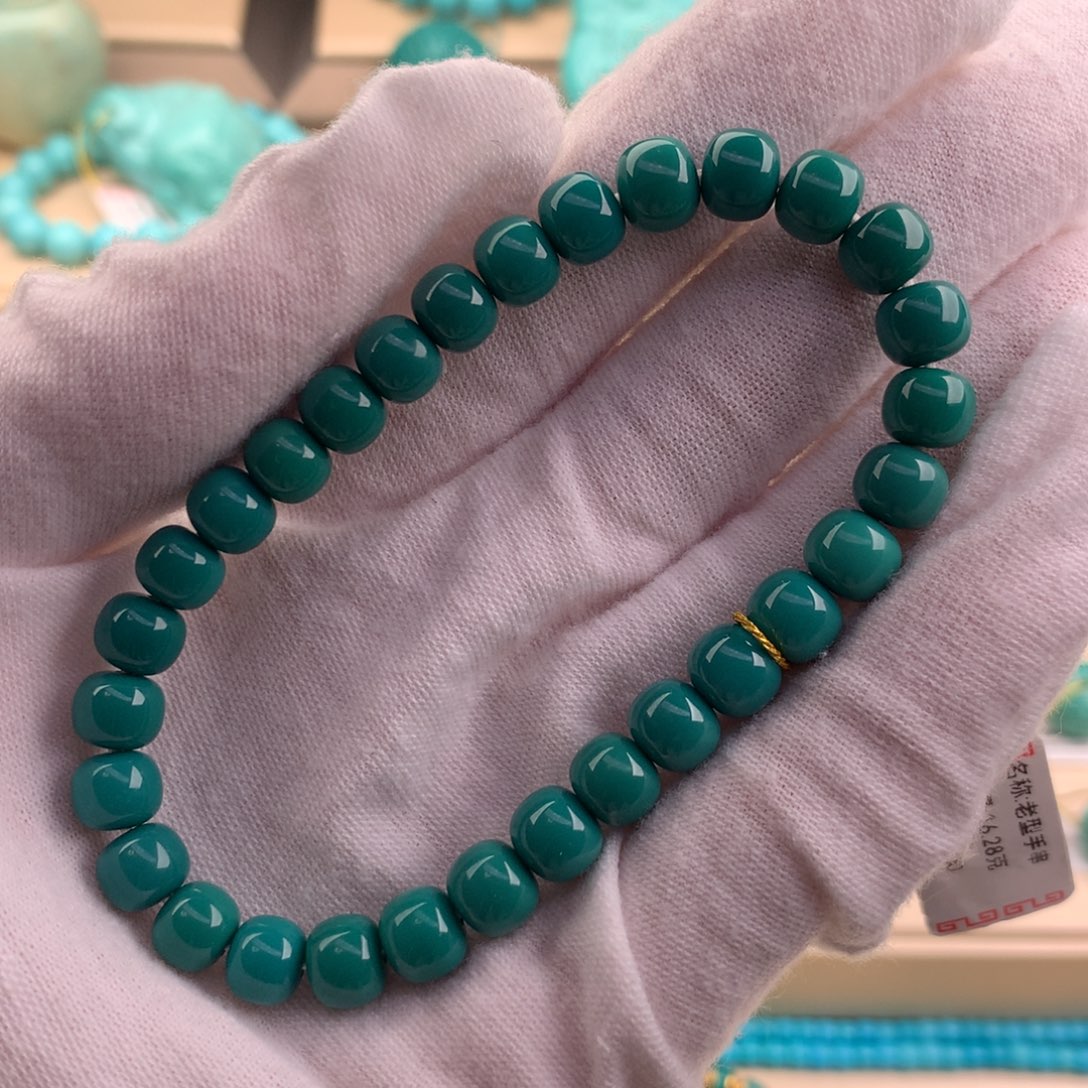 绿松石珠宝奇石未镶嵌望**穿