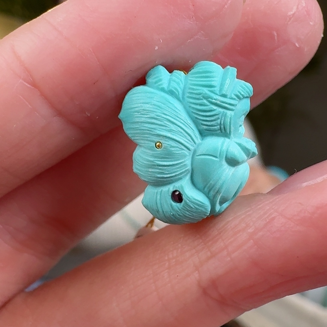 绿松石珠宝奇石未镶嵌