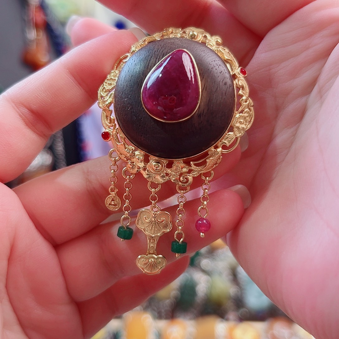 925银珐琅锦象原创设计戒指