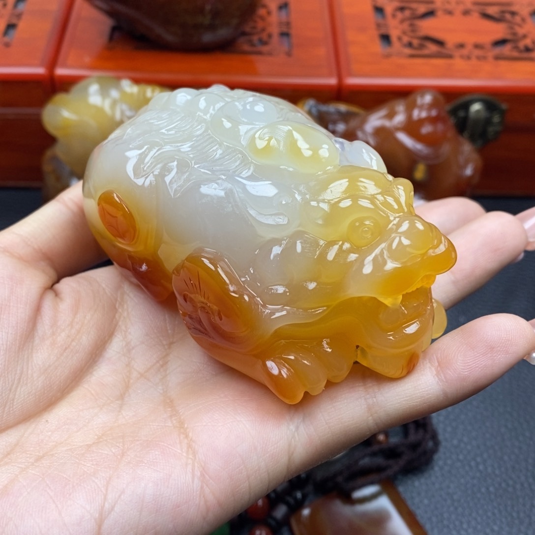 玛瑙/玉髓手把未镶嵌