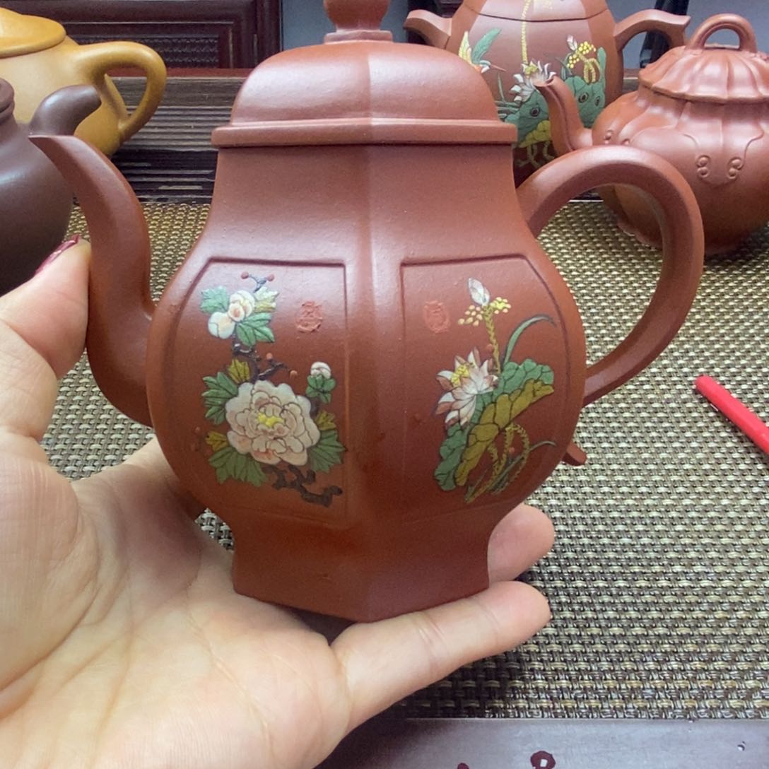 紫砂茶壶270紫砂壶朱泥