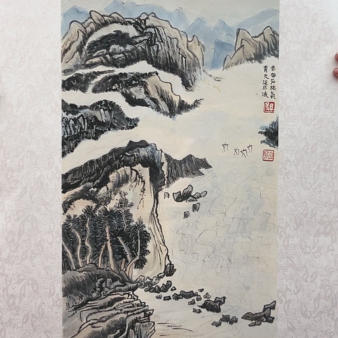 国画孙立芳展览原作